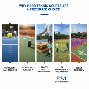 Why Hard Tennis Courts Are a Preferred Choice