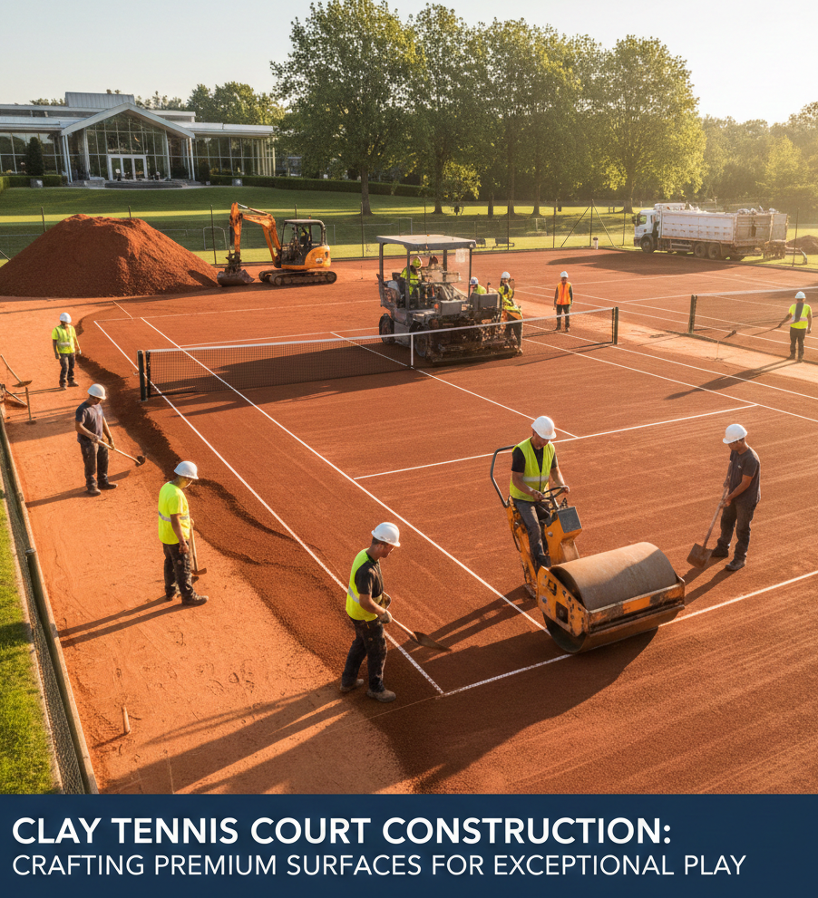 Clay Tennis Court Construction