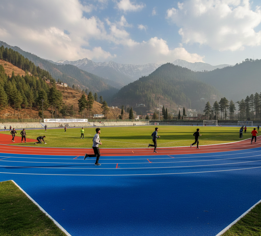 Full PU Running Track in Jammu & Kashmir