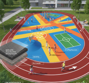 What is an EPDM Playground/Running Track (Flat Surface)?