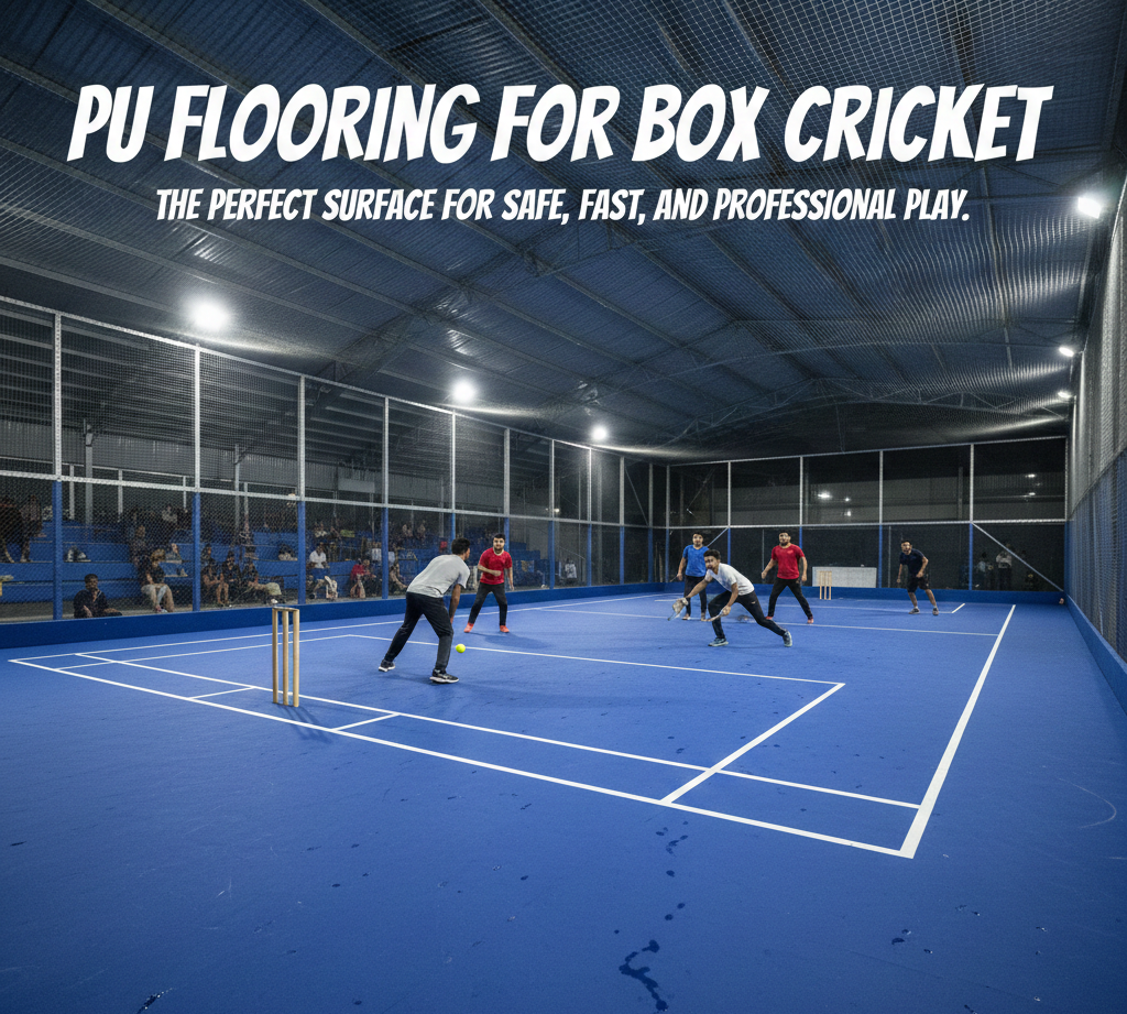 PU Flooring for Box Cricket