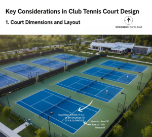Key Considerations in Club Tennis Court Design