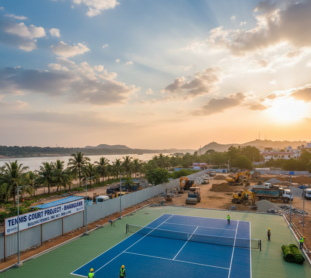 Tennis Court Construction in Bhagalpur