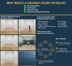 Why Build a Squash Court in Delhi?