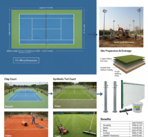 1. Understanding Tennis Court Dimensions and Layout