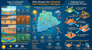 Why Choose Our Volleyball Court Flooring in Telangana