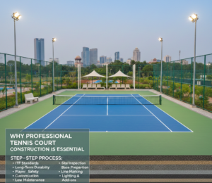 Why Professional Tennis Court Construction is Essential