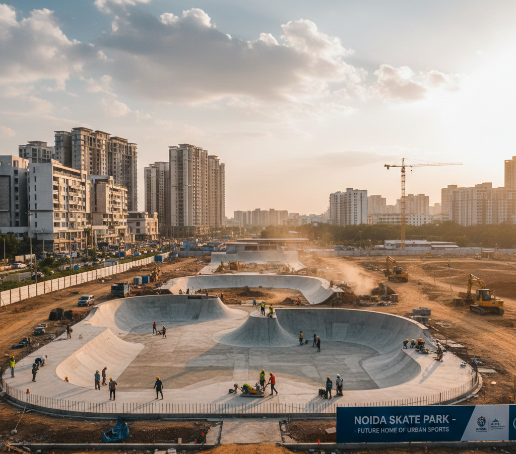 Skating Track Construction in Noida