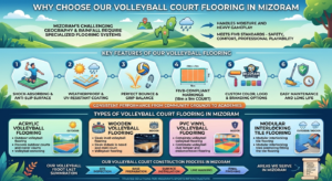 Why Choose Our Volleyball Court Flooring in Mizoram