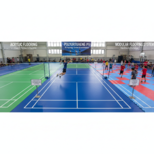 Acrylic Flooring for Badminton Courts