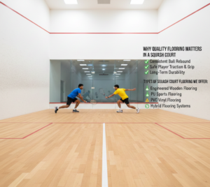 Why Quality Flooring Matters in a Squash Court