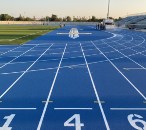 What is a Spray Coating Running Track?