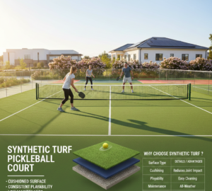 1. What is a Synthetic Turf Pickleball Court?