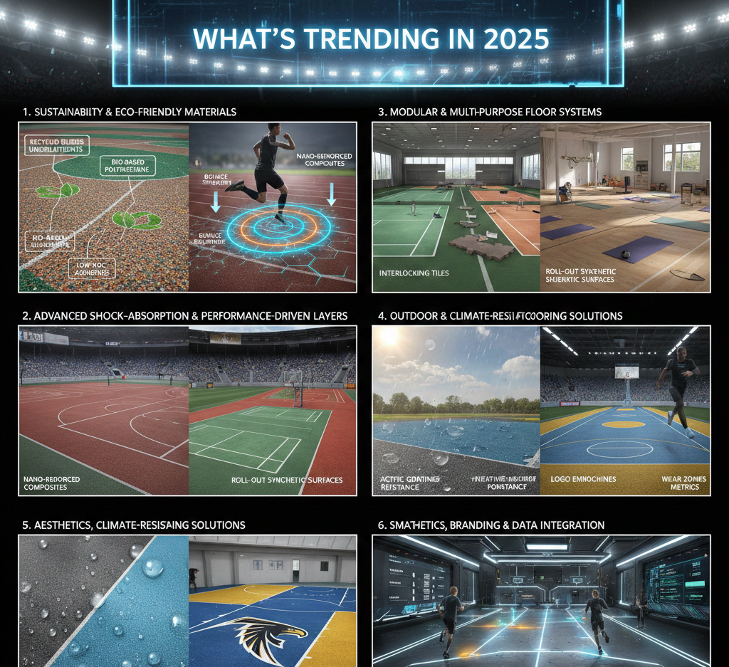 Trending Badminton Floor 2025