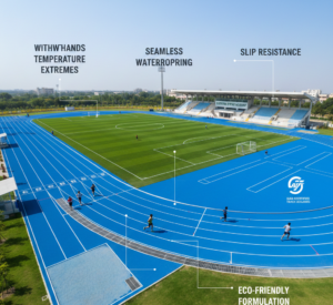 Why choose spray-coated tracks in Haryana