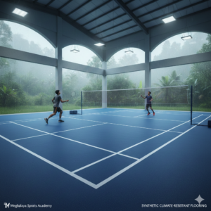 Why Synthetic Badminton Flooring is Perfect for Meghalaya’s Climate