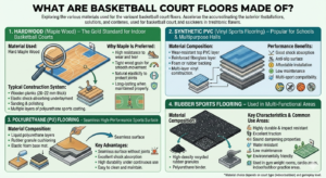 What Are Basketball Court Floors Made Of?