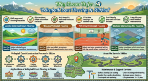 Why Choose Us for Volleyball Court Flooring in Sikkim?