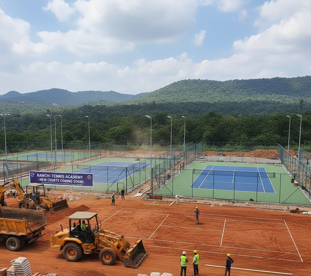 Tennis Court Construction in Ranchi