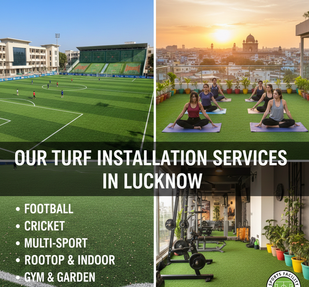 Turf installation in Lucknow