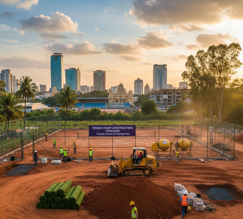 Tennis Court Construction in Bengaluru