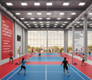 Why Synthetic Flooring is Ideal for Badminton Courts in Uttar Pradesh