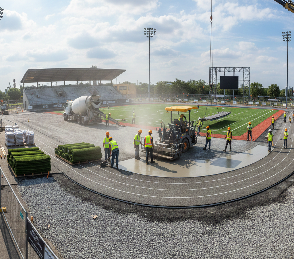 Sports Flooring Construction