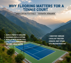 Why flooring matters for a tennis court