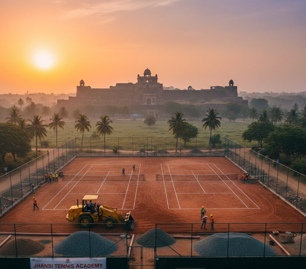 Tennis Court Construction in Jhansi