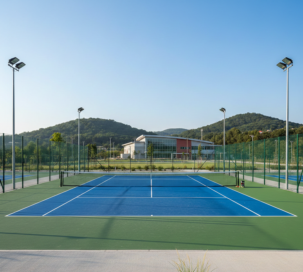 Synthetic Tennis Court Construction