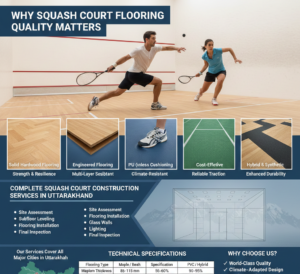 Why Squash Court Flooring Quality Matters