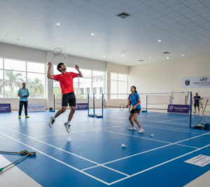 Why Synthetic Flooring is Ideal for Badminton Courts in Haryana