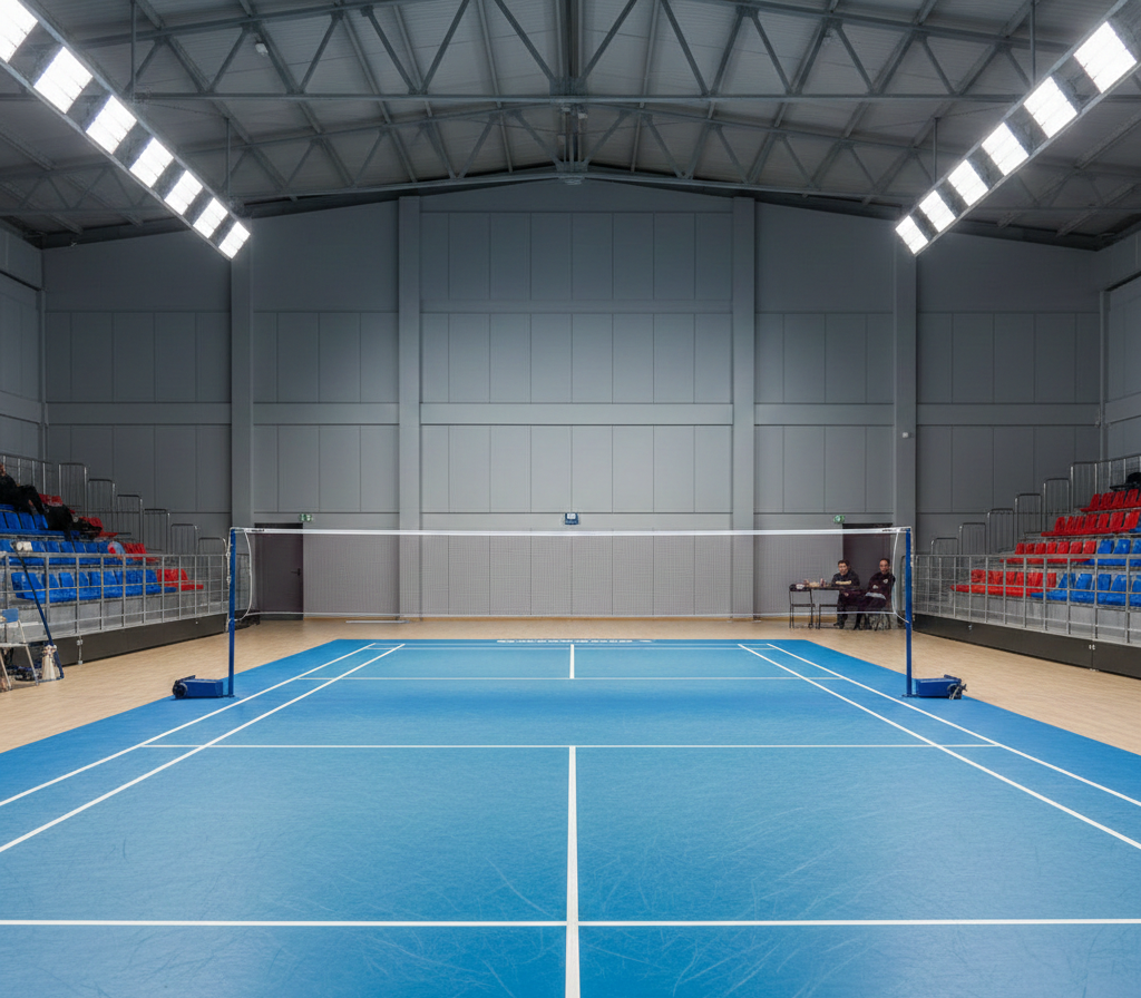 Synthetic Flooring for Badminton Court