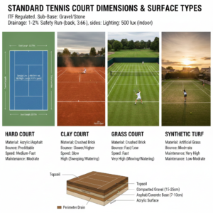Standard Tennis Court Dimensions
