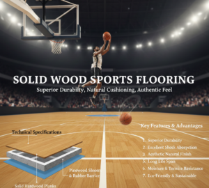 What is Solid Wood Sports Flooring?