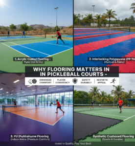 Why Flooring Matters in Pickleball Courts