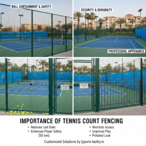 Importance of Tennis Court Fencing