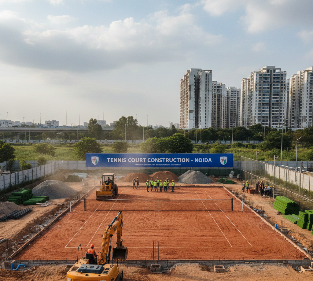 Tennis Court Construction in Noida