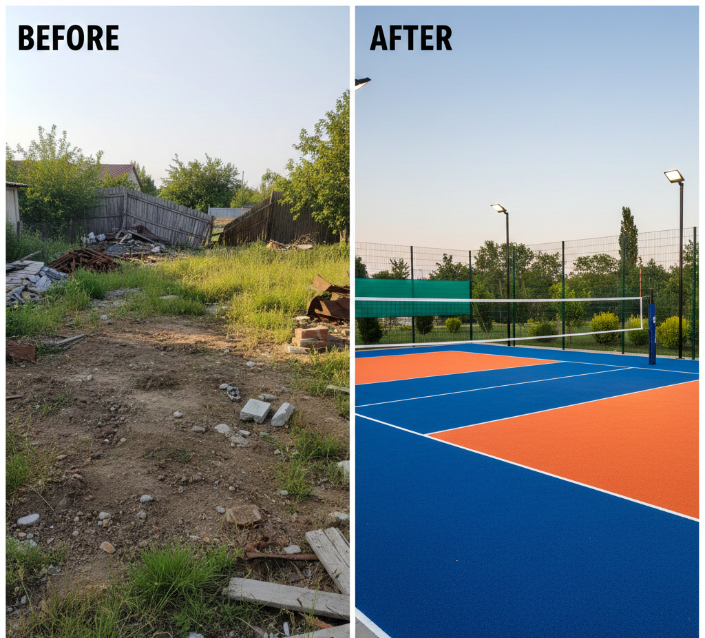 Volleyball Court Construction and Types