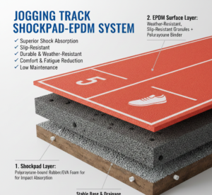What is a Jogging Track Shockpad-EPDM System?