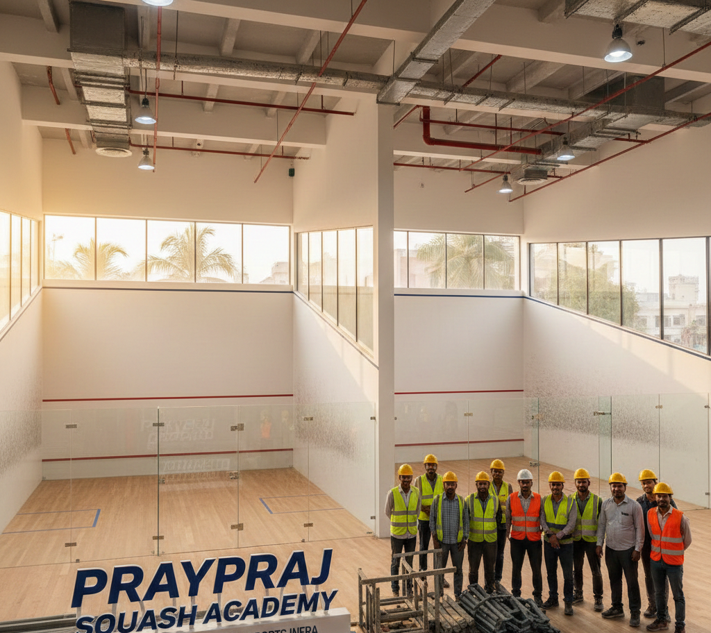 Squash Court Construction in Prayagraj