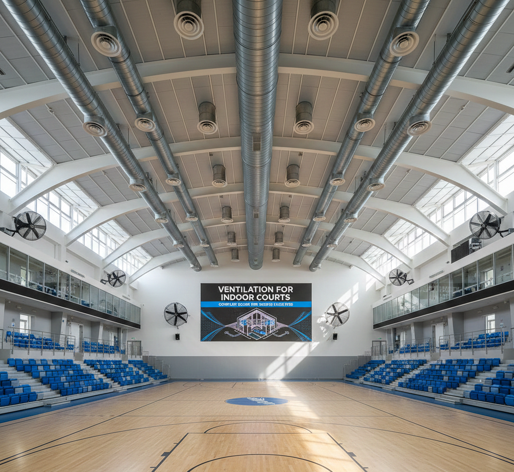 Ventilation for Indoor Courts – Complete Guide for Sports Facilities