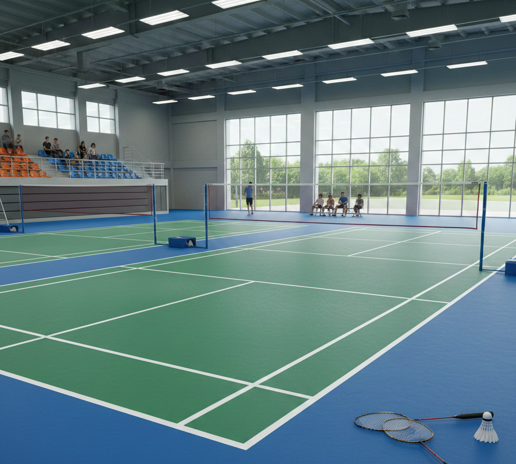 What is Vinyl Flooring for Badminton Courts?