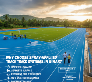 Why choose spray-applied track systems in Bihar?