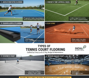 Types of Tennis Court Flooring