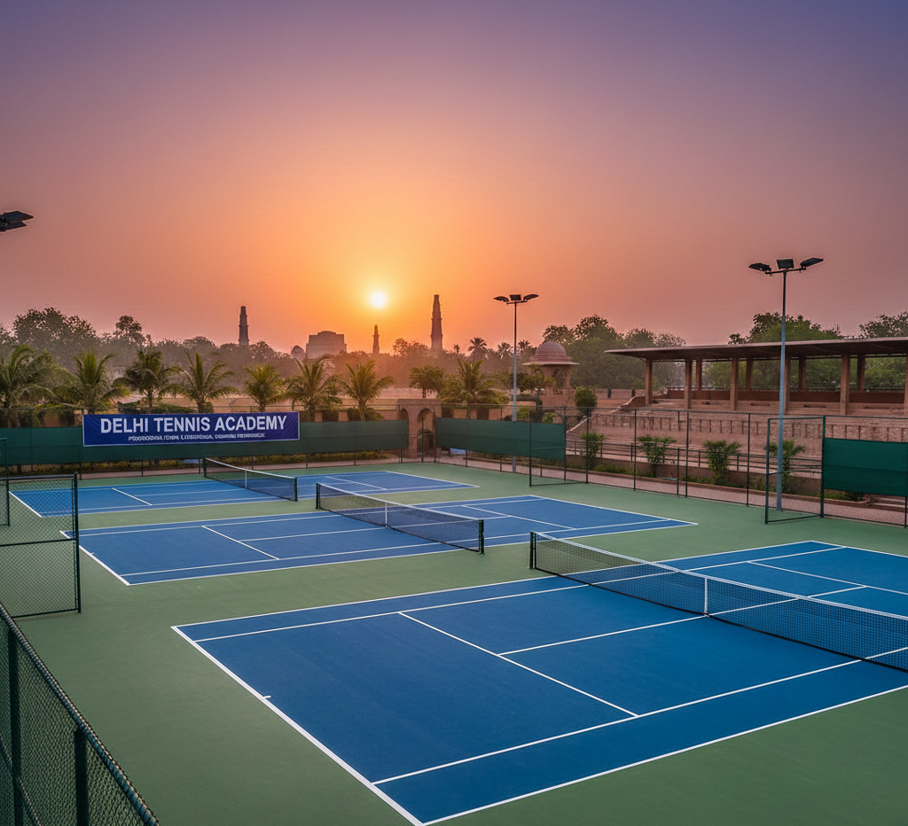Outdoor Tennis Court in Delhi