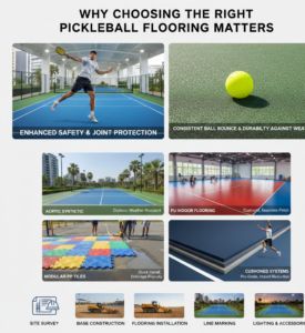 Why Choosing the Right Pickleball Flooring Matters