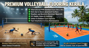 Why Choose Our Volleyball Court Flooring Services in Kerala
