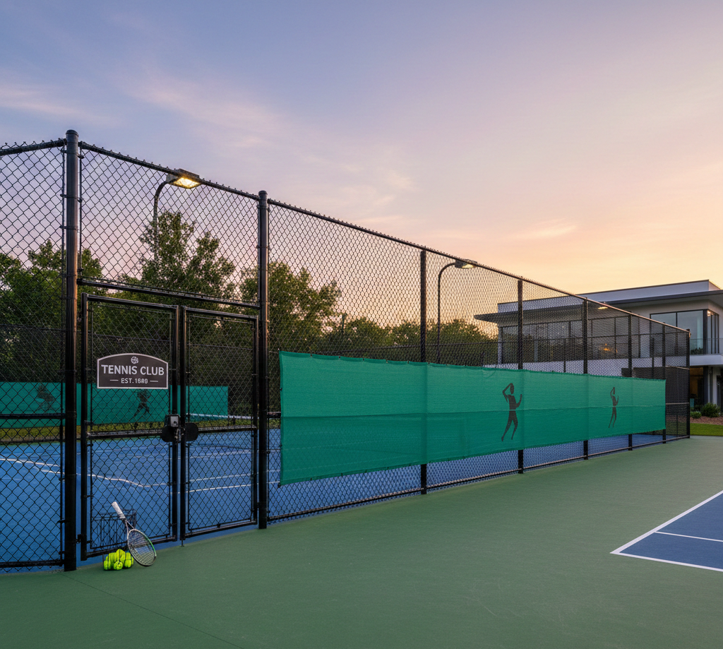 Tennis Court Fencing System