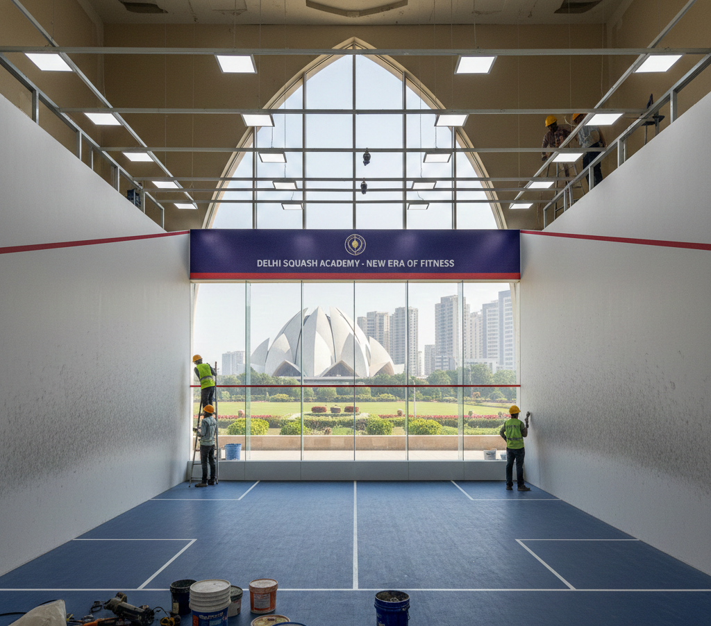 Squash Court Construction in Delhi